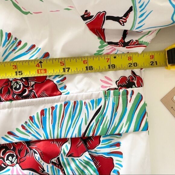 NWT Levi’s White Floral Wind Breaker Jacket S - Picture 10 of 11